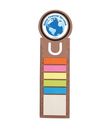 Circle Bookmark Ruler with Noteflags